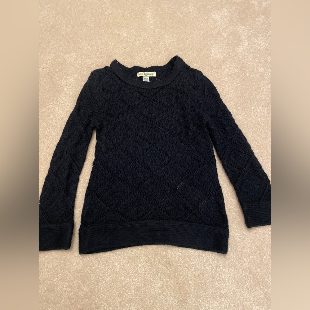 Love By Design Short Sweater (Size Medium)